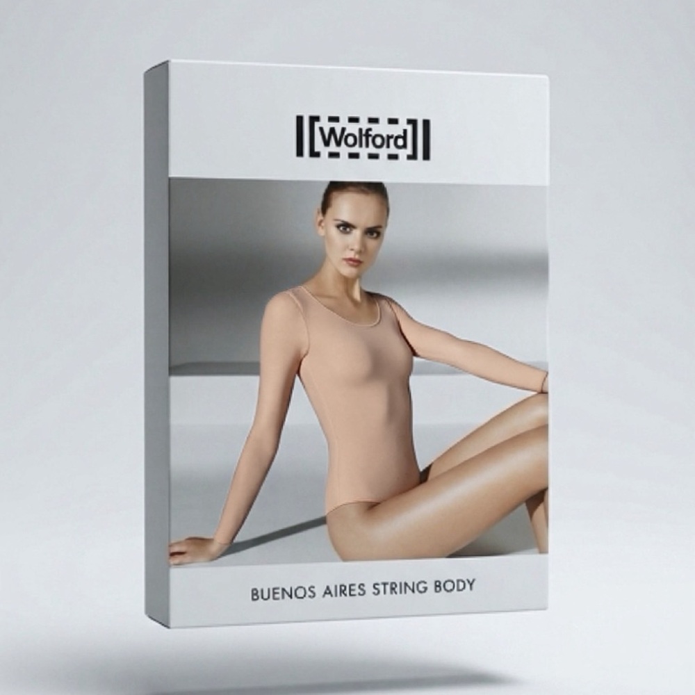 Wolford Buenos Aires String Bodysuit Rose Tan